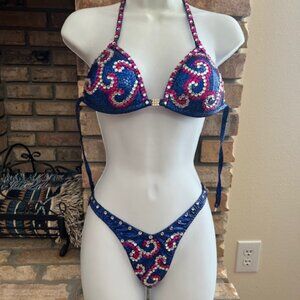 Figure Physique Bodybuilding Contest NPC Competition Posing Suit